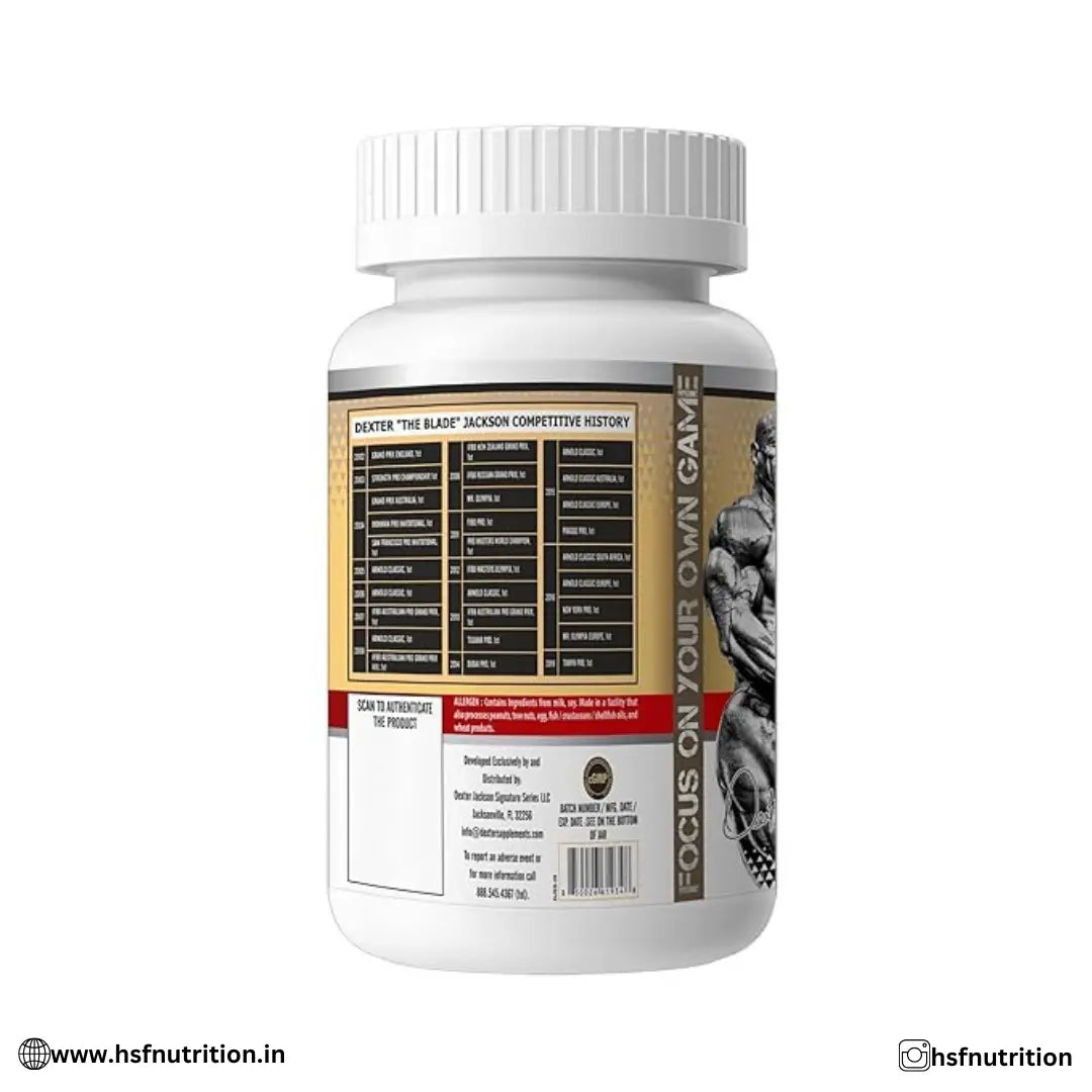 Dexter Jackson Testro Gold - 60 Tablets, Testosterone booster - Hold Strong Fitness & Nutrition