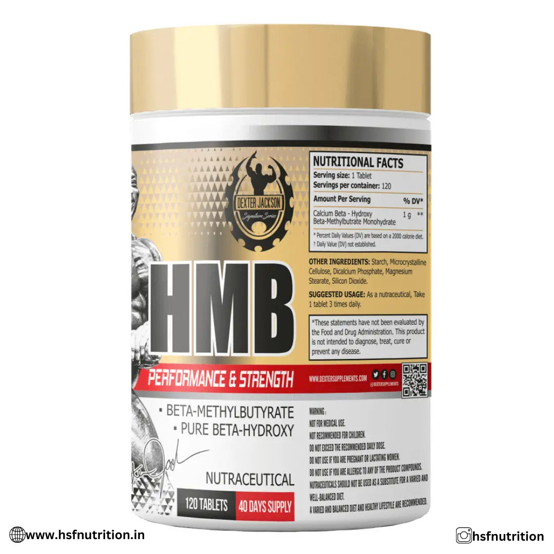 Dexter Jackson HMB - 120 Tablets | Performance & Strength - Hold Strong Fitness & Nutrition
