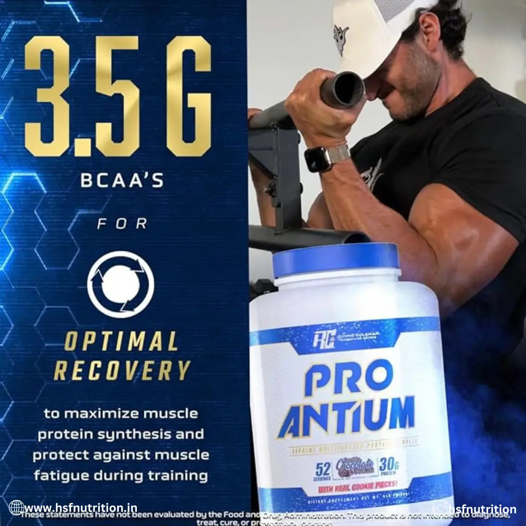 RC Ronie Colman Pro Antium Signature Series Protein - 2.27kg, 30gm, Double Chocolate Cookie - Hold Strong Fitness & Nutrition