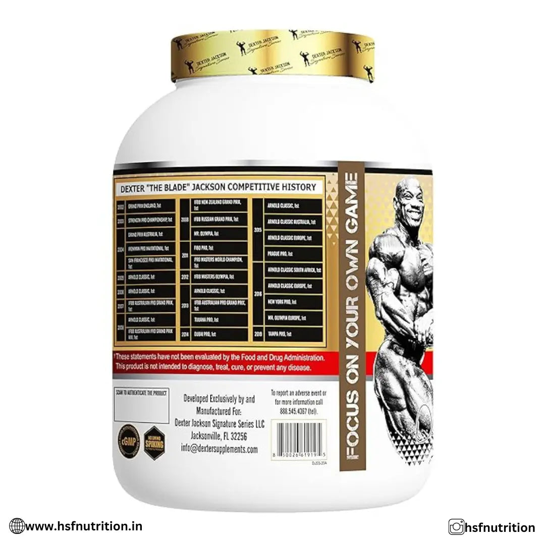 Dexter Jackson Legend Mass Gainer - Premium Lean Mass Gaining Formula - 2.7kg / 6 Lbs, Malt Chocolate - Hold Strong Fitness & Nutrition