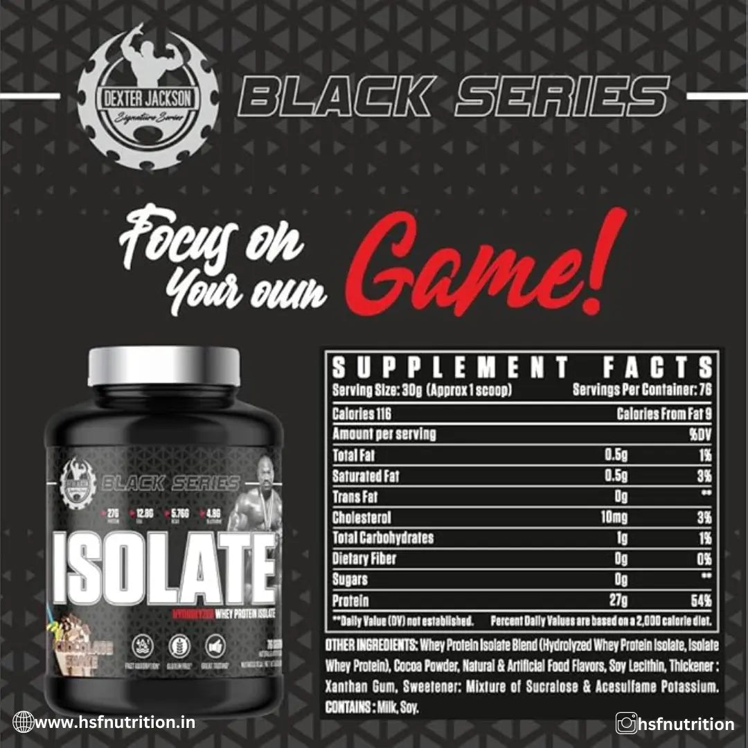 Dexter Jackson Isolate Protein – 5 lbs (2268g), 76 Servings, Chocolate Shake - Hold Strong Fitness & Nutrition