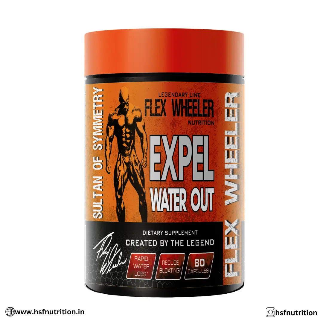 Flex Wheeler Nutrition Legendary Expel Water Out - 80 capsules - Hold Strong Fitness & Nutrition
