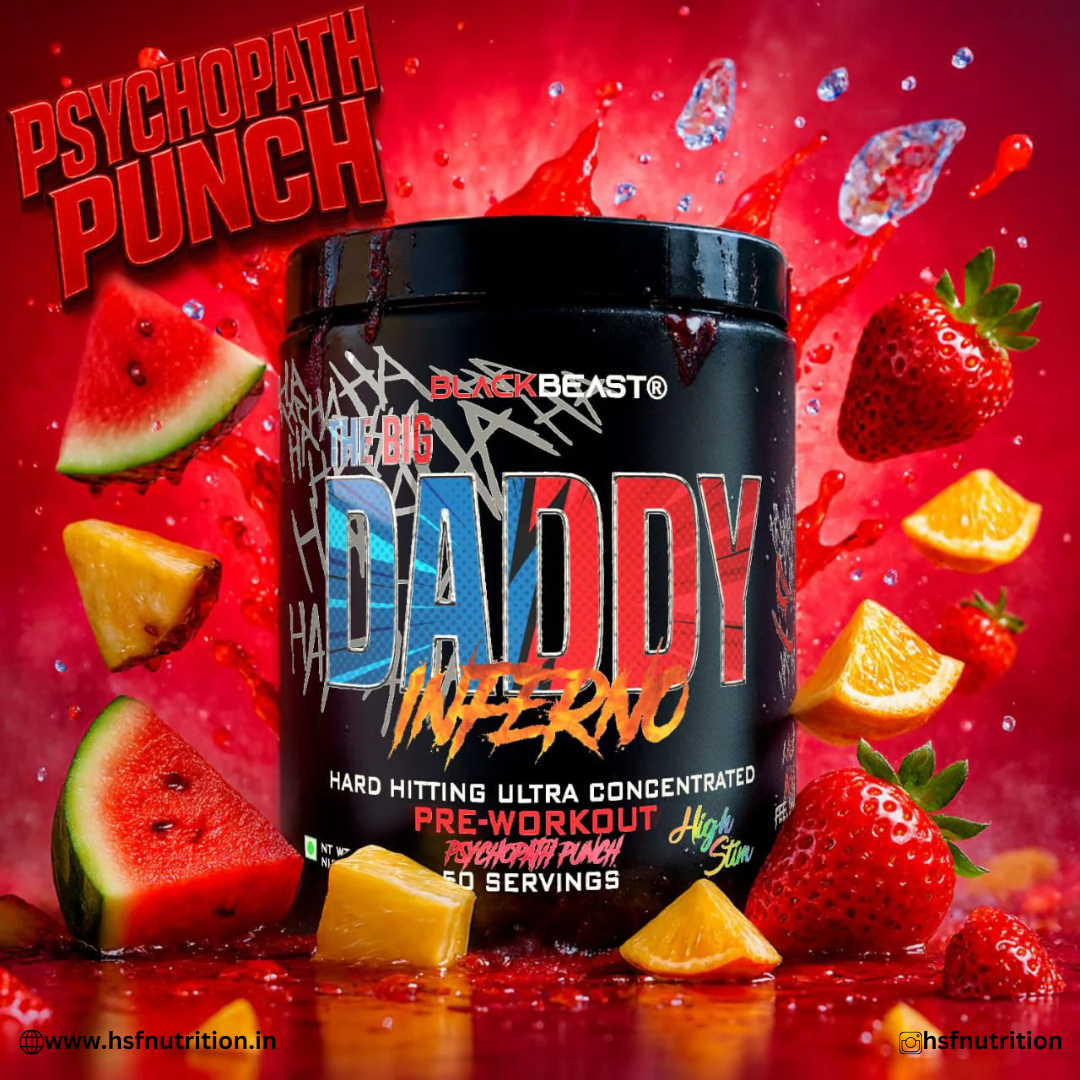 Black Beast The Big Daddy Inferno PreWorkout - 50 Servings, 300gm Black Beast