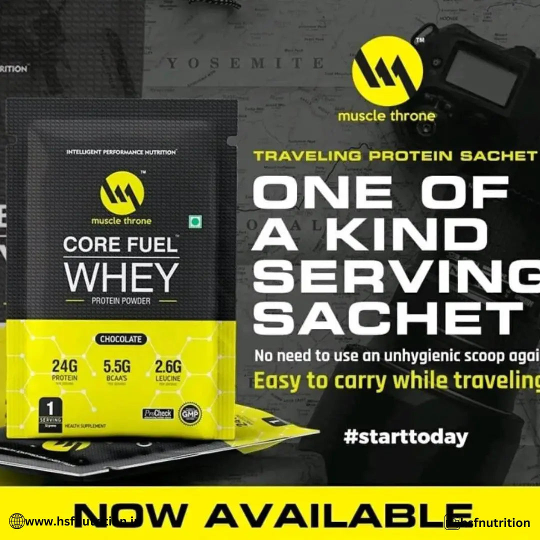 Muscle Throne Corefuel Whey Protein  - 2 kg, Chocolate, 65 Serving, Free Shaker Inside - Hold Strong Fitness & Nutrition