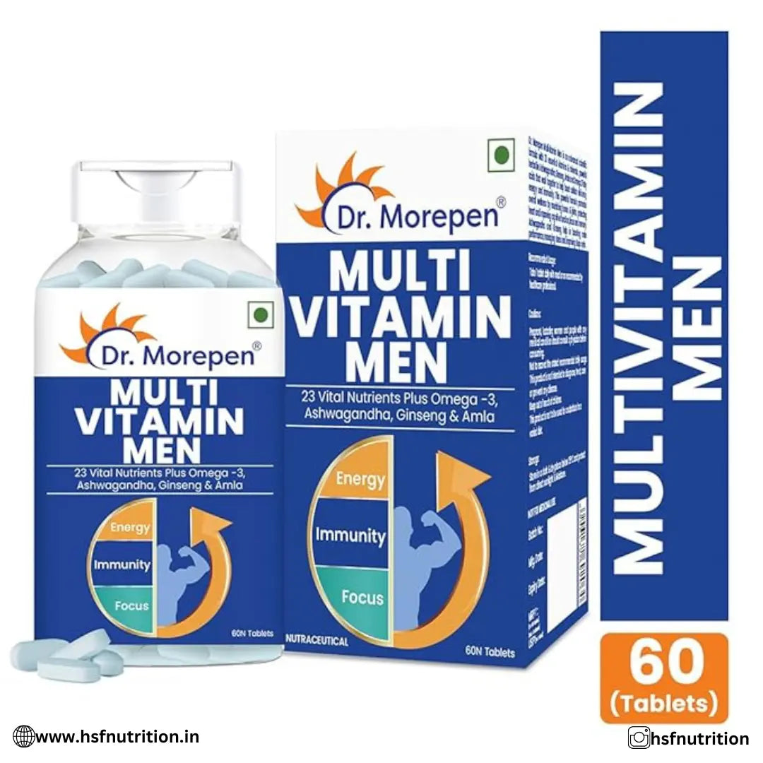 DR. MOREPEN Multivitamin For Men - 60 Tab - Hold Strong Fitness & Nutrition