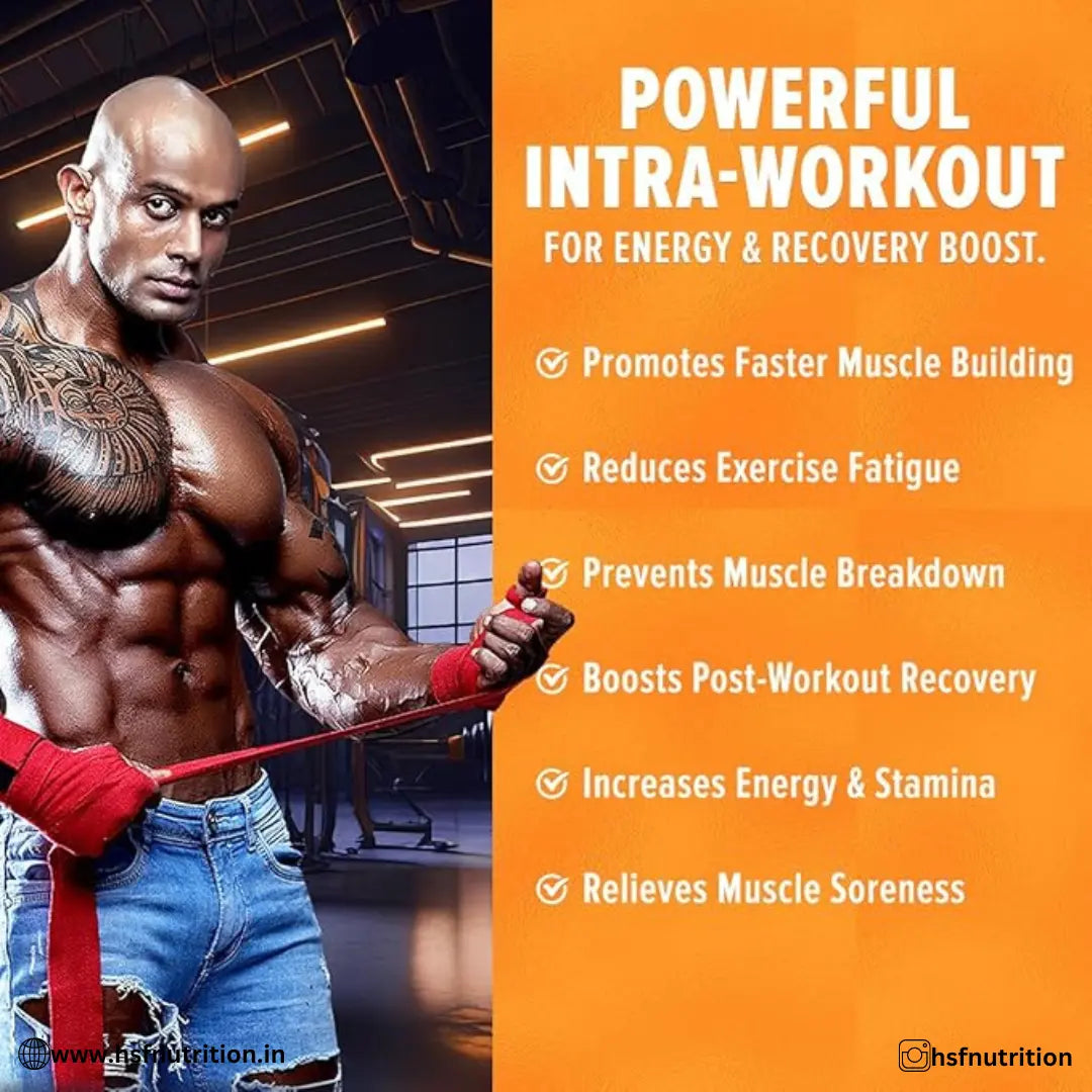 GNC AMP Gold Series BCAA Advanced - 400 gm, 30 Servings, Tangy Orange - Hold Strong Fitness & Nutrition