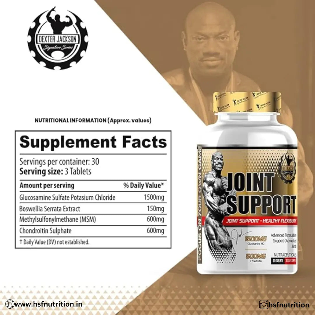 Dexter Jackson Joint Support - 90 Tablets - Hold Strong Fitness & Nutrition