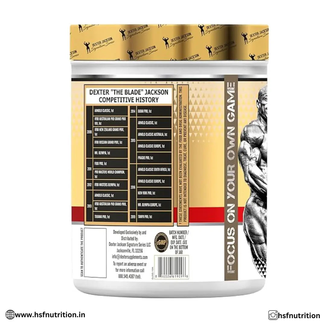 Dexter Jackson Legend Pump - 432gm, Green Apple, 30 Serving - Hold Strong Fitness & Nutrition
