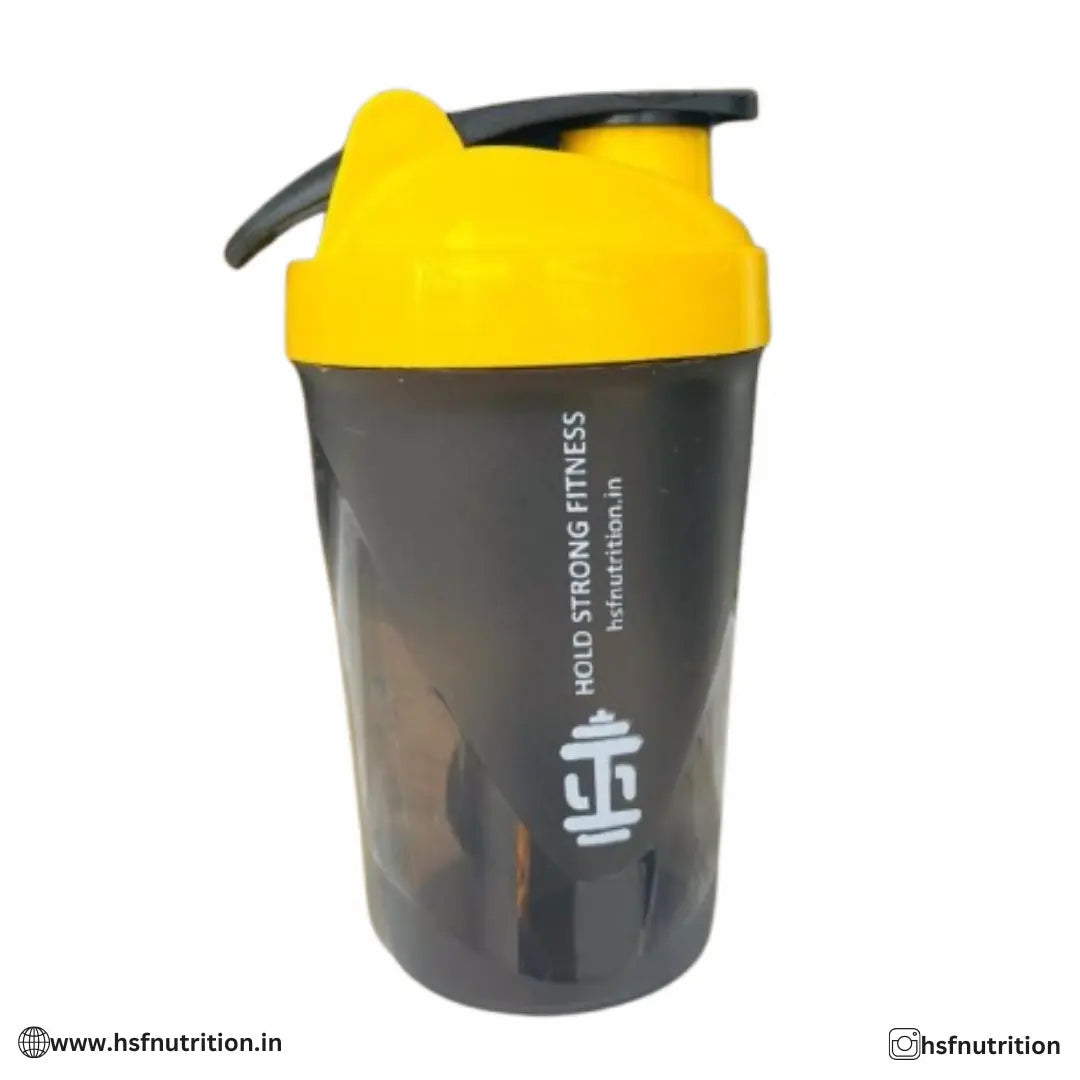 HSFNUTRITION Shaker Bottle - 500ml, Black, Flip Top Bottle HSFNUTRITION