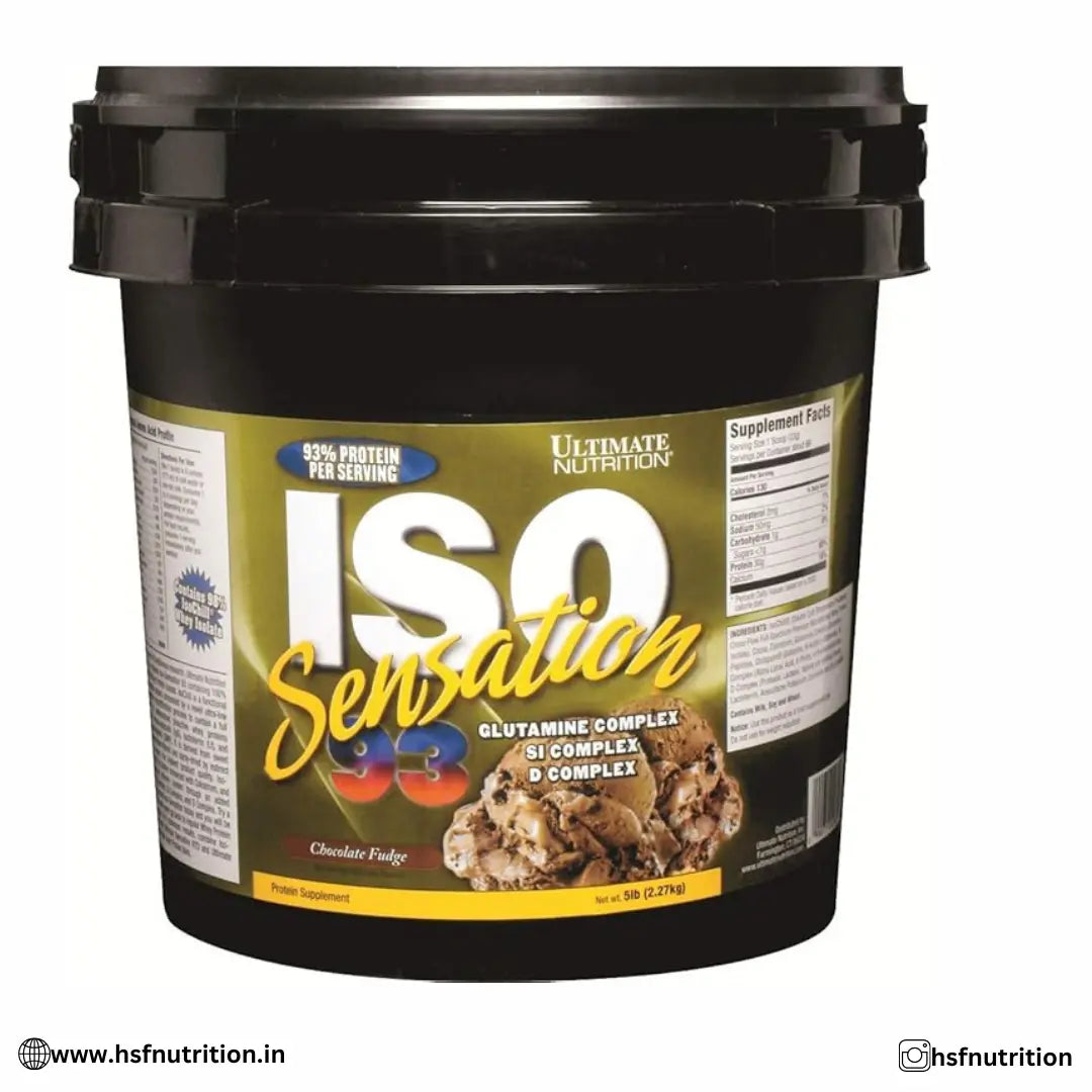 Ultimate Nutrition Iso Sensation 93 Whey Protein - 2.27kg/5Lbs - Hold Strong Fitness & Nutrition