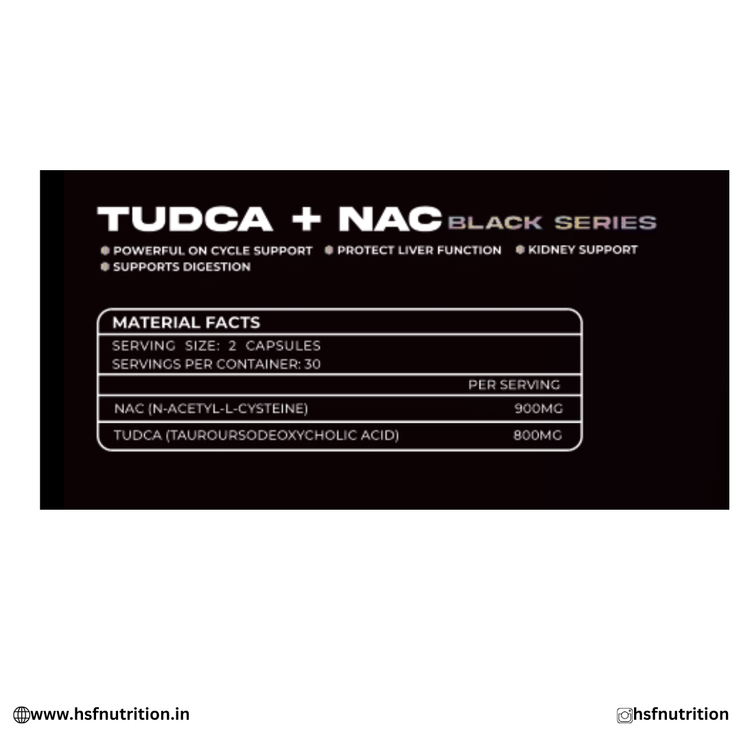 Phyzon Labz TUDCA + NAC Black Series – Liver & Kidney Support 60 Capsules Phyzon Labz