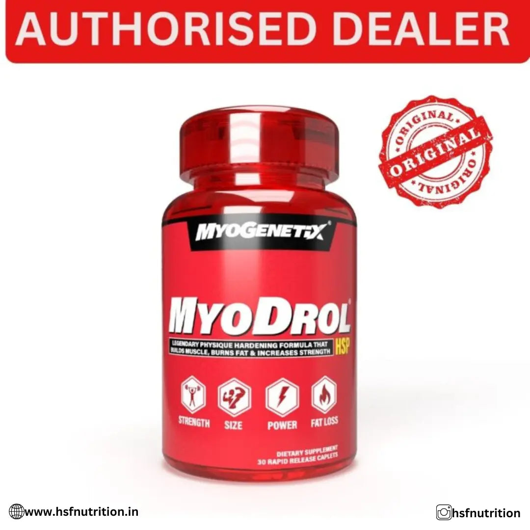 MYOGENETIX Myodrol HSP RED - 30 Caplets - Hold Strong Fitness & Nutrition