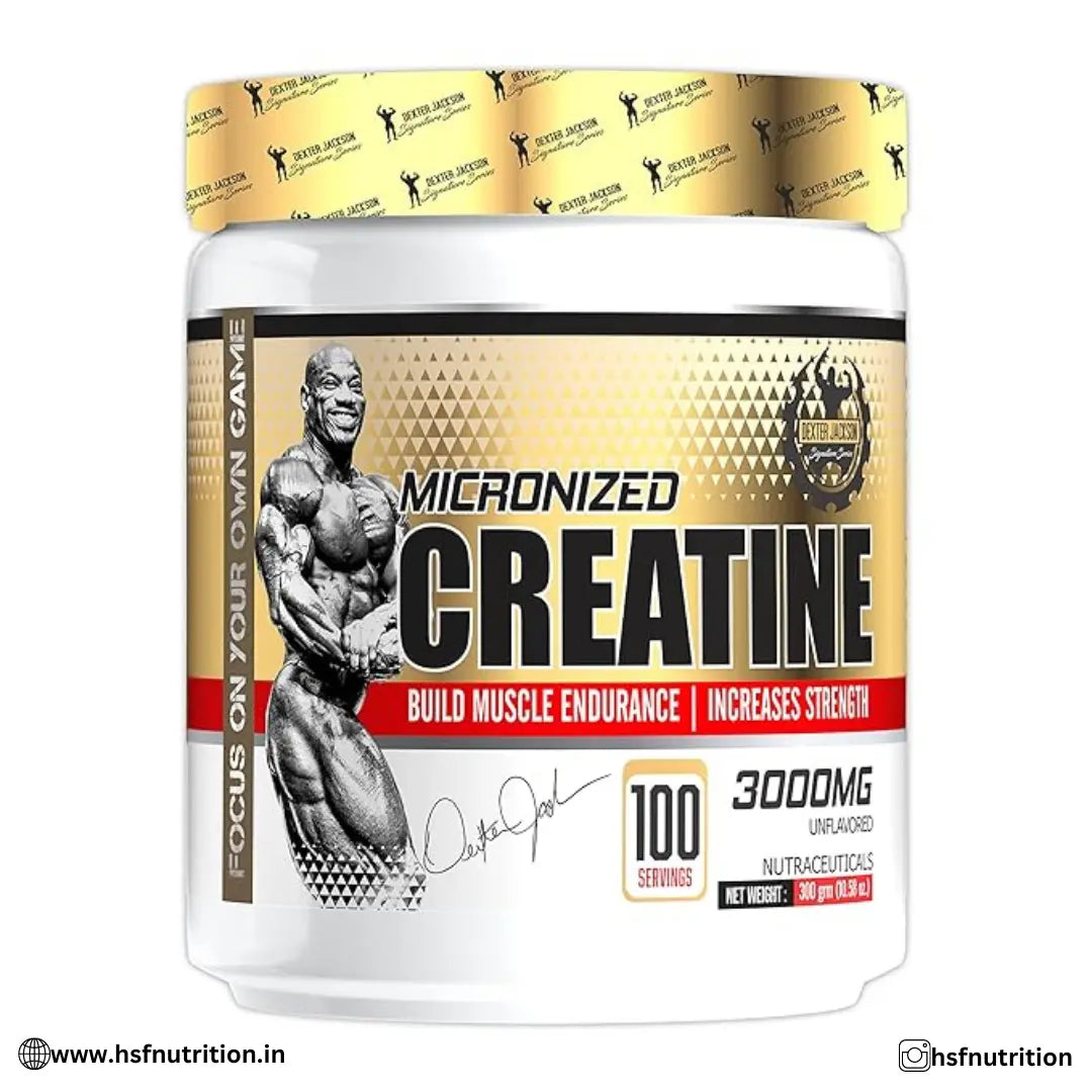 Dexter Jackson Creatine Monohydrate - 100 Servings, 300gm, Unflavoured - Hold Strong Fitness & Nutrition