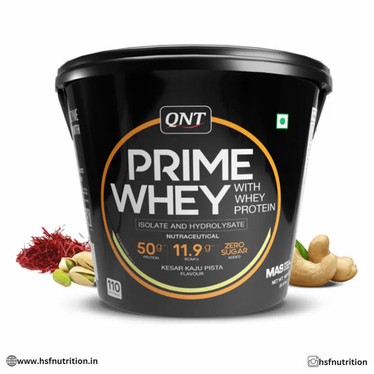 QNT Prime Whey Protein Powder - 4 Kg, 25 g, 120 Servings - Hold Strong Fitness & Nutrition