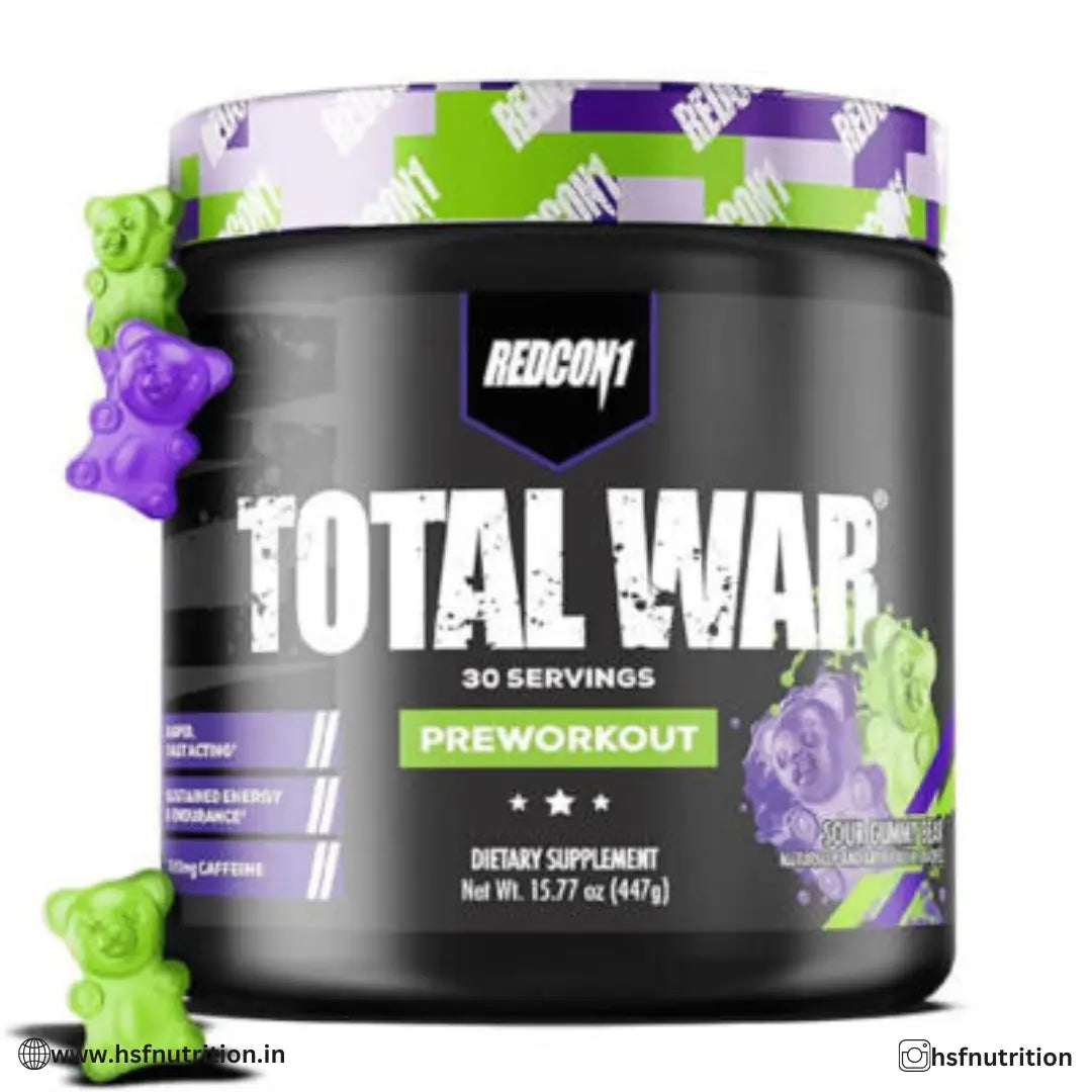 REDCON1 TOTAL WAR PreWorkout - 30 Serving, 435gm - Hold Strong Fitness & Nutrition