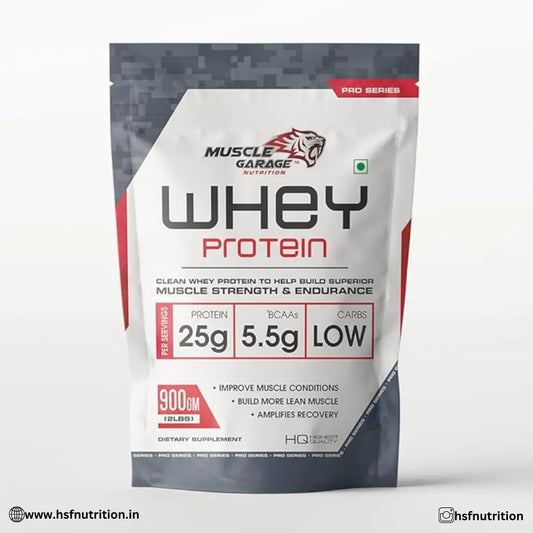 Muscle Garage Clean Whey Protein Powder - 1Kg, Chocolate - Hold Strong Fitness & Nutrition