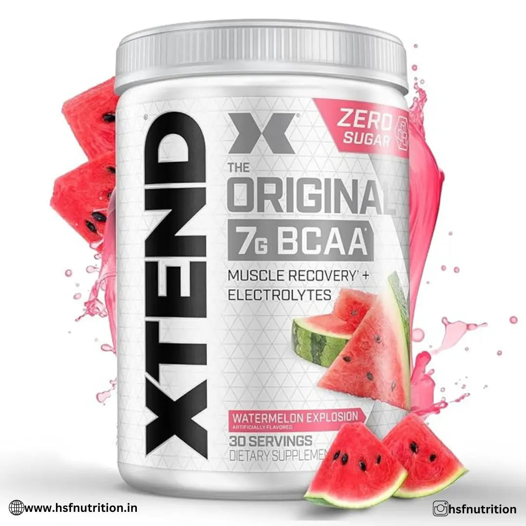 Scivation Xtend Original BCAAs Powder - 7g BCAAs for Men & Women | 30 Servings, Xtend Watermelon - Hold Strong Fitness & Nutrition