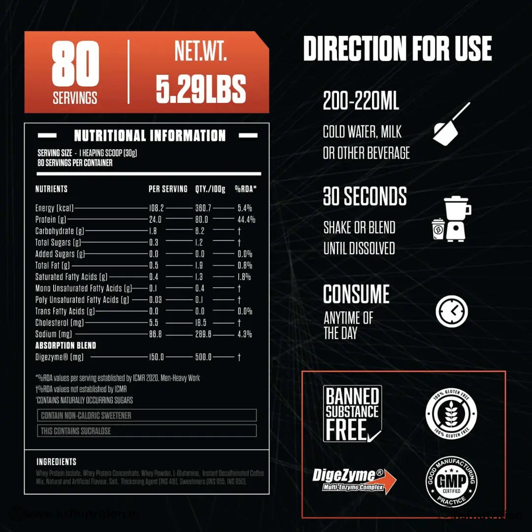 Exalt Supps The Priority Whey Protein - 80 Servings, 5.29 lbs / 2.4 kg - Chocolate - Hold Strong Fitness & Nutrition