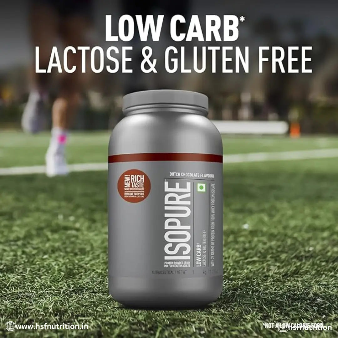 Isopure Whey Protein Isolate Powder with Vitamins for Immune Support & Biotine- 2.2 lbs, 1 kg, Dutch Chocolate - Hold Strong Fitness & Nutrition