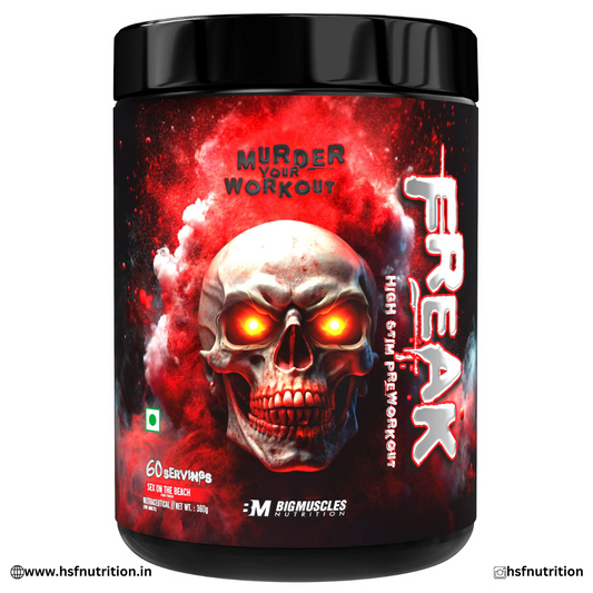 Bigmuscles Nutrition Freak PreWorkout - 60 Servings, 360gm, Sex On the Beach Bigmuscles Nutrition
