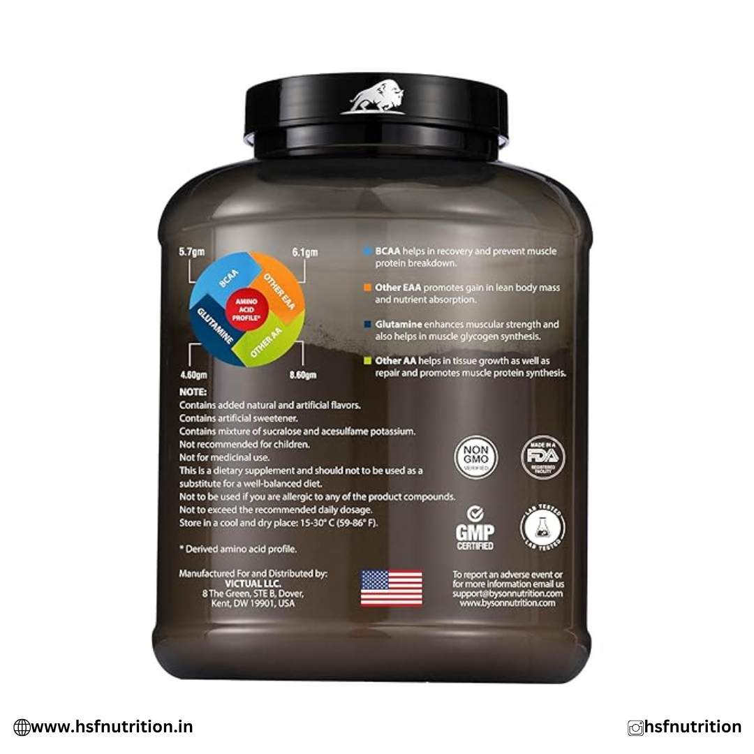 Byson Nutrition Amplify Whey Protein Powder | 25g Protein per Serving | Chocolate Fudge | 2.27 Kg / 5 lbs ONE SCIENCE NUTRITION