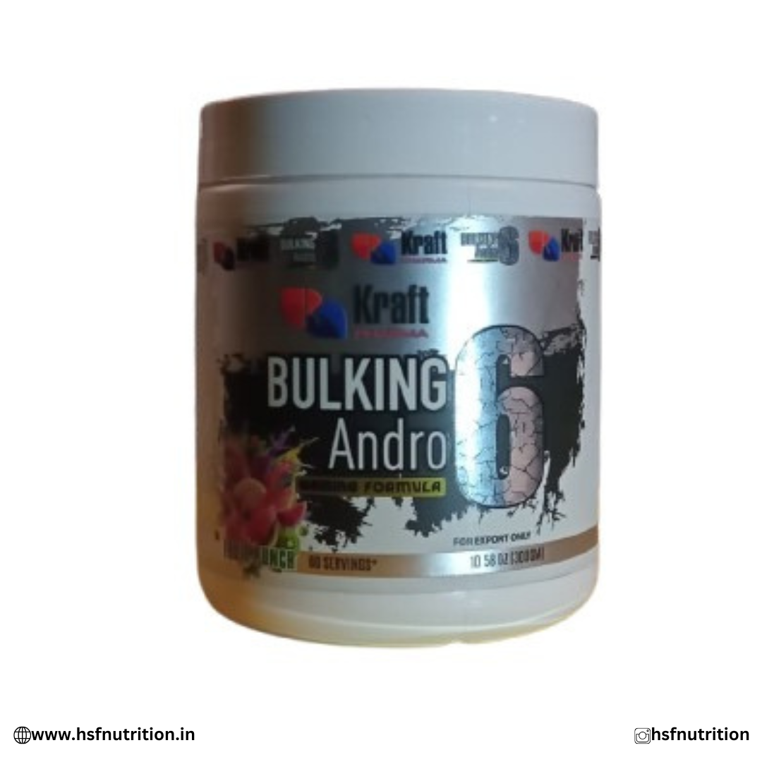 Kraft Pharma Bulking Andro 6 – Gaining Formula (300 g, 60 Servings) Kraft Pharma