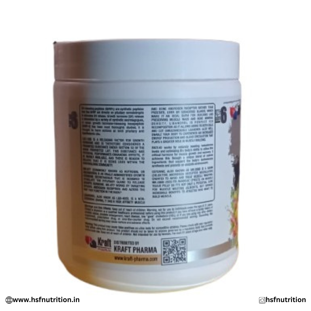 Kraft Pharma Bulking Andro 6 – Gaining Formula (300 g, 60 Servings) Kraft Pharma