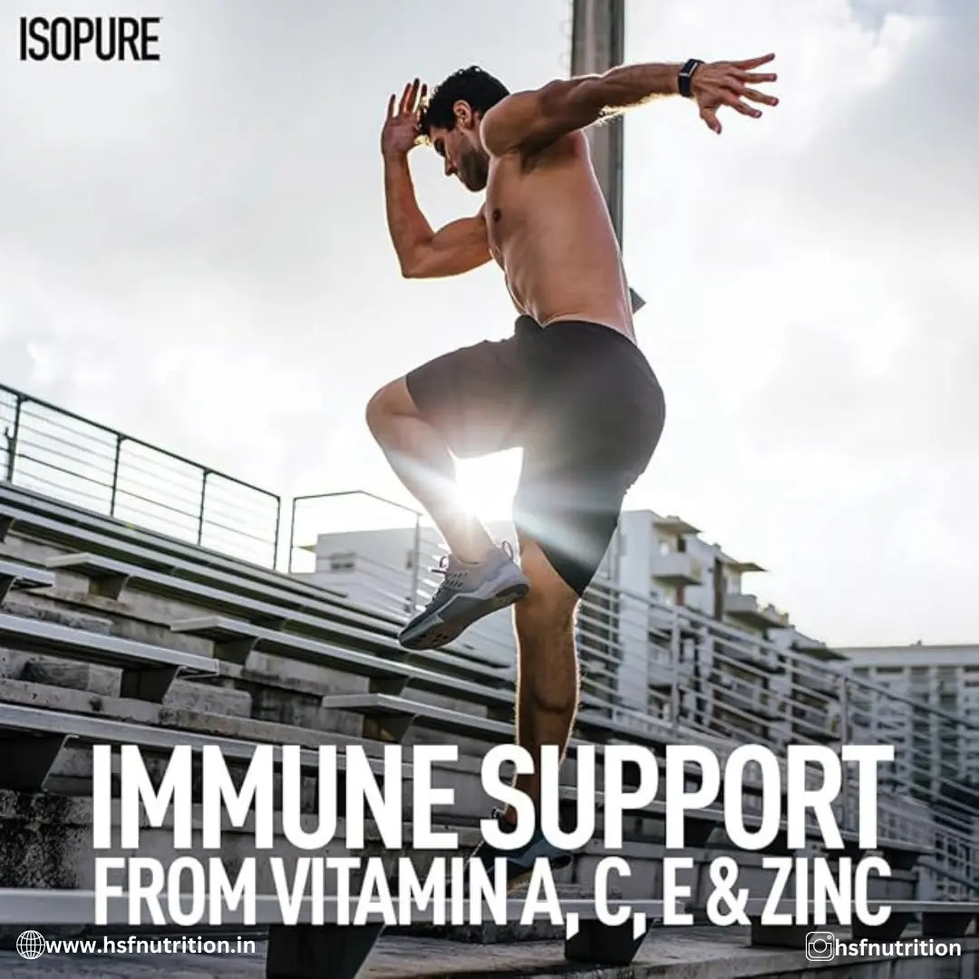 Isopure Whey Protein Isolate Powder with Vitamins for Immune Support & Biotine- 2.2 lbs, 1 kg, Dutch Chocolate - Hold Strong Fitness & Nutrition