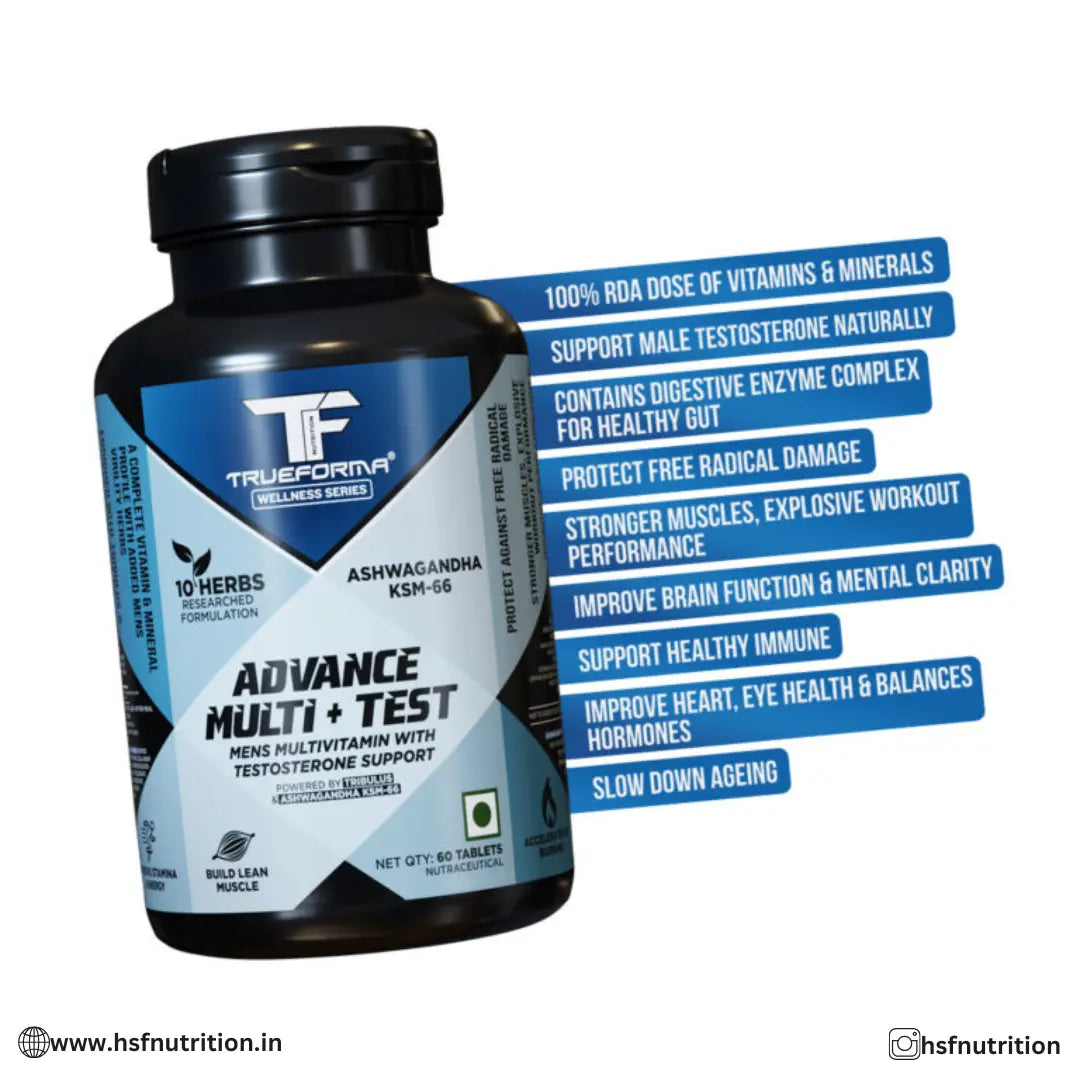 Trueforma Advance Multi + Test - 60 Tablets - Hold Strong Fitness & Nutrition