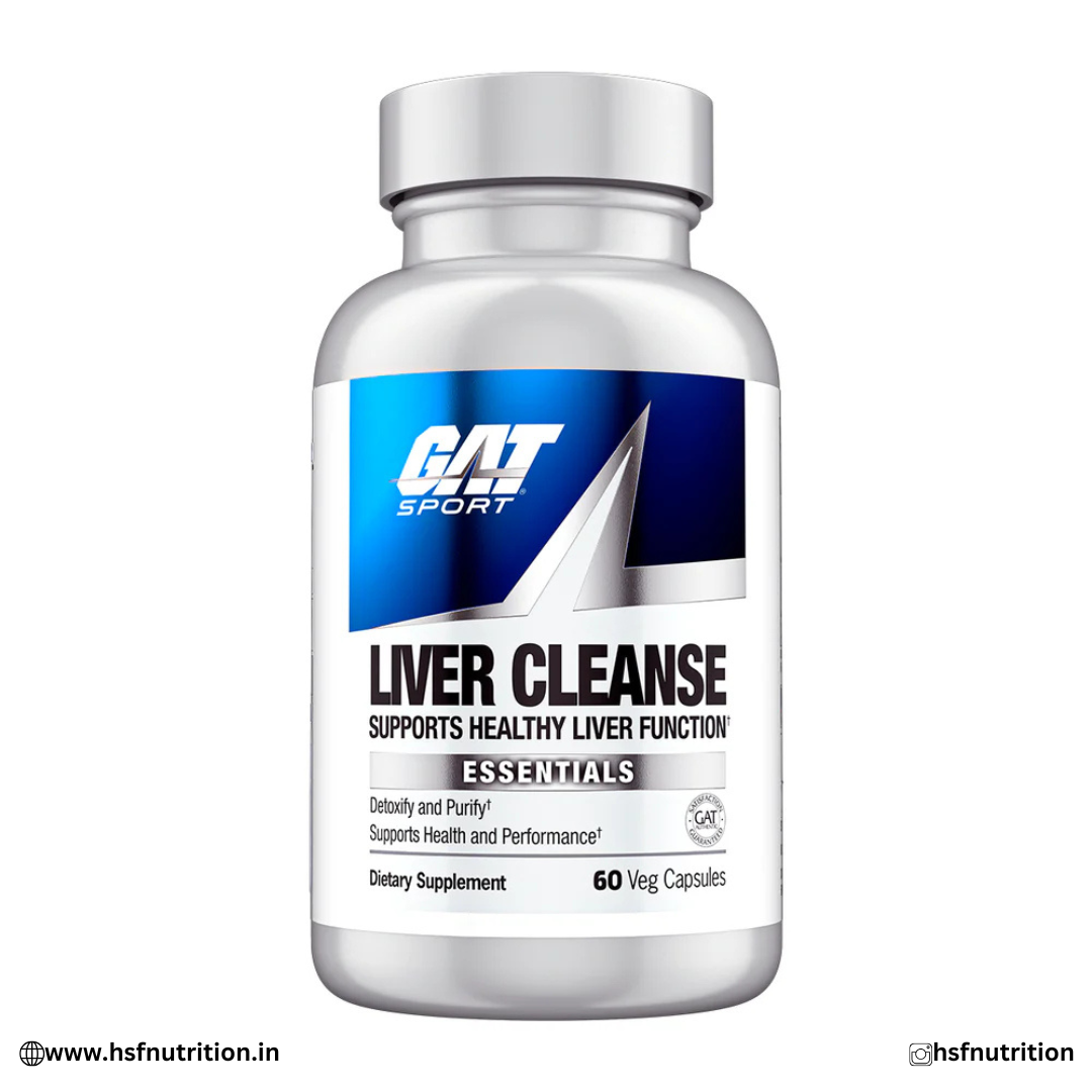 GAT Sport Liver Cleanse – Essentials (60 Veg Capsules) GAT Sports