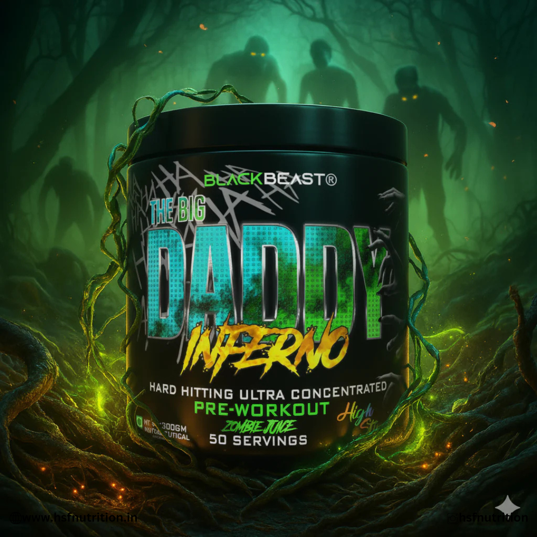 Black Beast The Big Daddy Inferno PreWorkout - 50 Servings, 300gm Black Beast