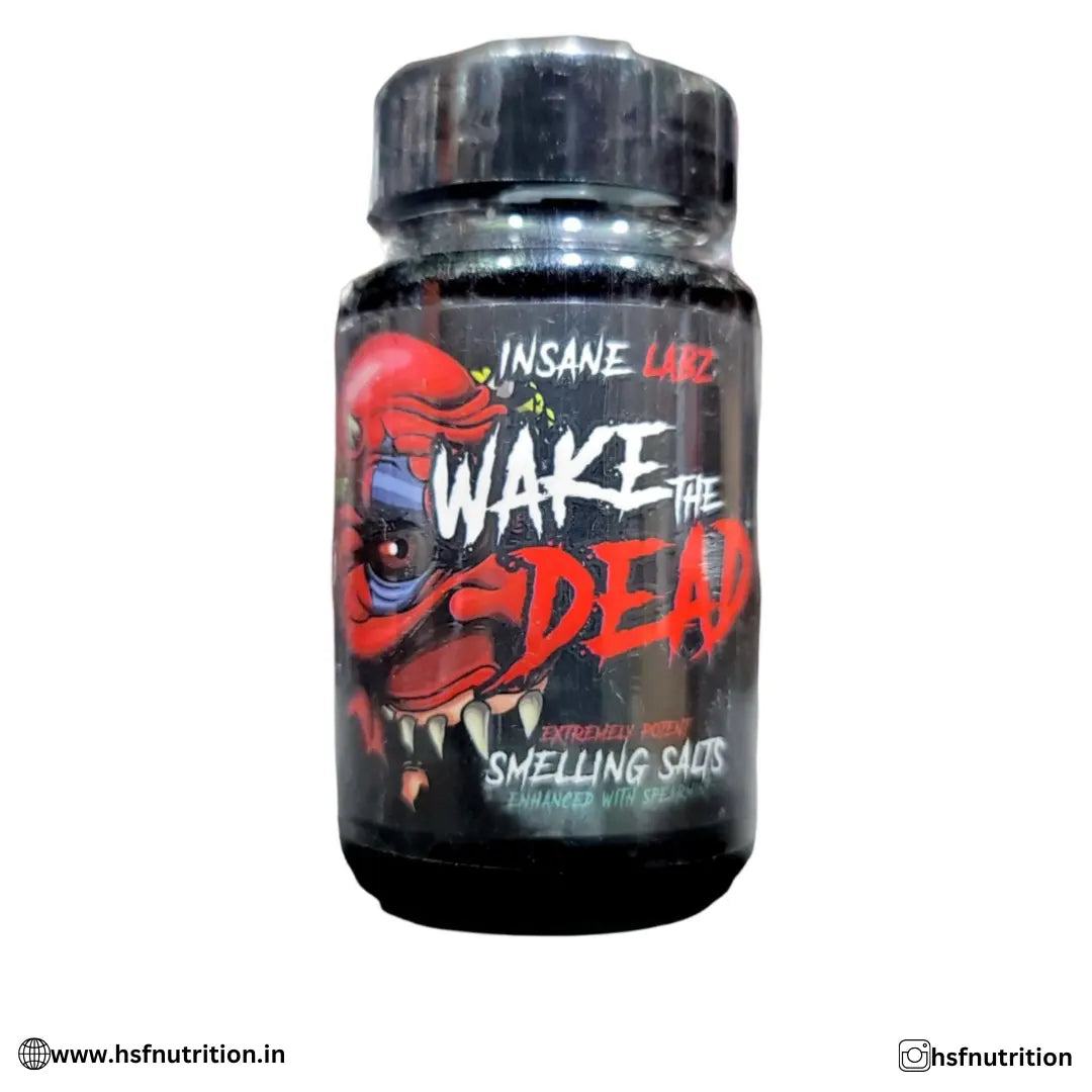 Insane Labz Wake the Dead Smelling Salts - Power-Lifting Athletes 100 Uses - Hold Strong Fitness & Nutrition
