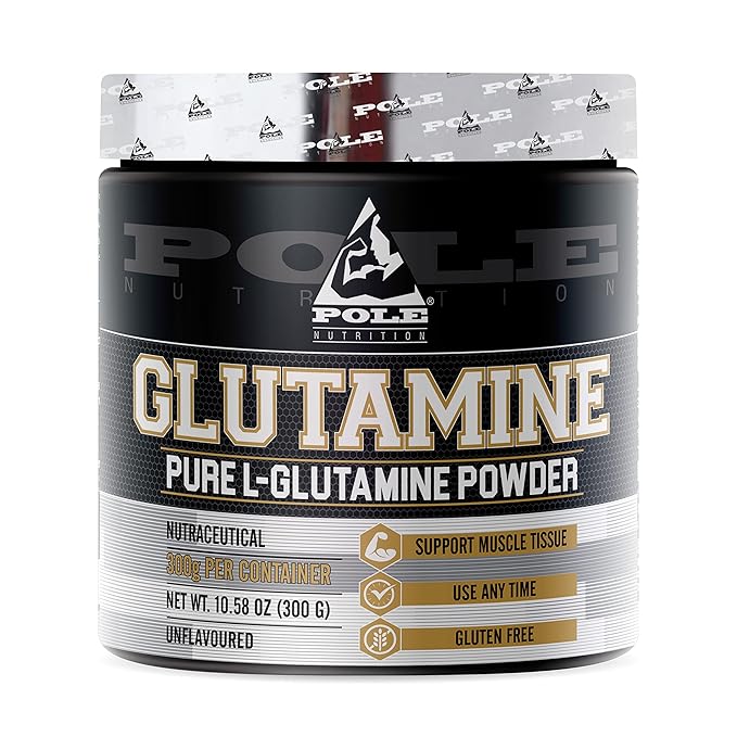 Pole Nutrition Pure L-Glutamine Powder - 300g Unflavored Pole Nutrition