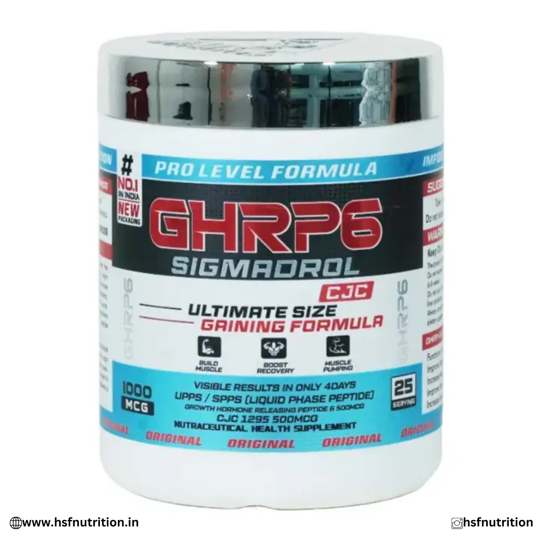 GHRP6 Sigmadrol CJC - Ultimate Size Gaining Formula - 25 Serving | Muscle Growth & Recovery SIGMADROL