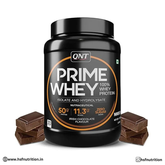 QNT Prime Whey Protein Powder - 1 Kg, 27 Servings, 25gm - Hold Strong Fitness & Nutrition