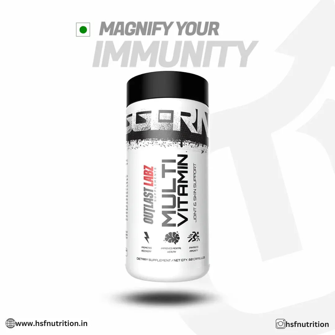 OUTLAST LABZ Multivitamin - 60 Tab, Advanced Immune, Joint & Skin Support - Hold Strong Fitness & Nutrition