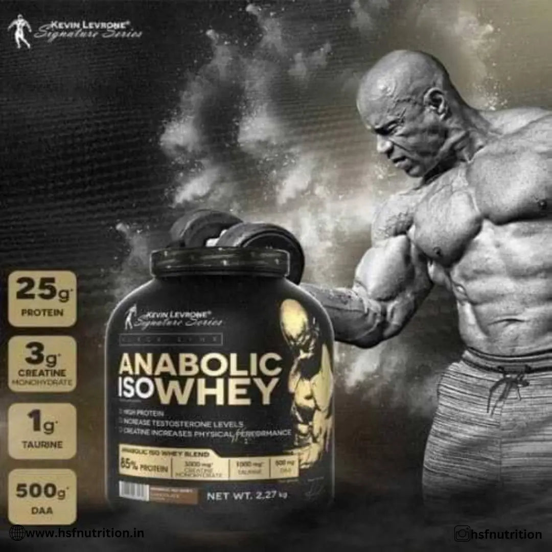 Kevin Levrone ANABOLIC ISO WHEY - 2.27kg (5LBS),  Chocolate - Hold Strong Fitness & Nutrition